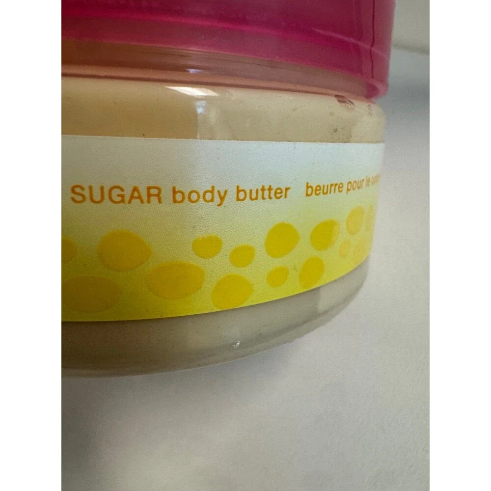 Vintage Avon mark. Self Sanctuary Lemon Sugar Body Butter 6.7oz Discontinued VHT